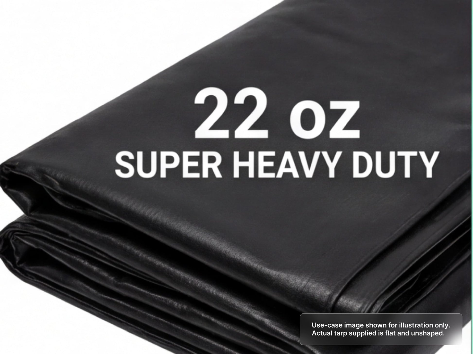 Custom Heavy Duty Vinyl Tarp with 22 oz Super Heavy Duty