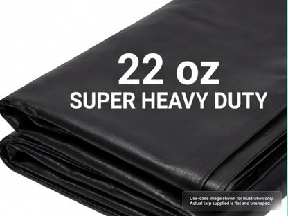 Custom Heavy Duty Vinyl Tarp with 22 oz Super Heavy Duty