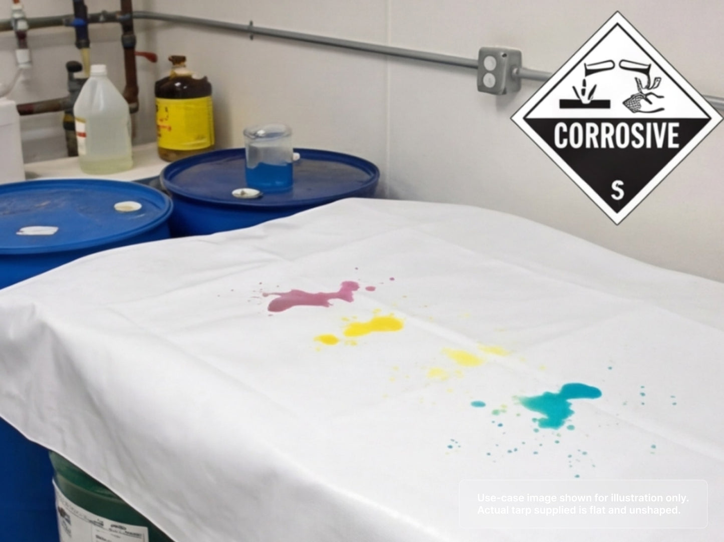 Custom Heavy Duty Vinyl Tarp with Acid Resistant