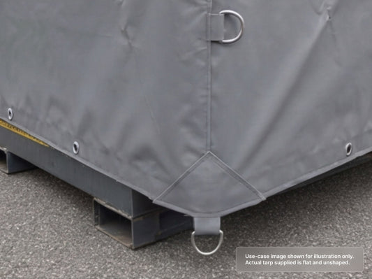 Custom Heavy Duty Vinyl Tarp with D-Rings