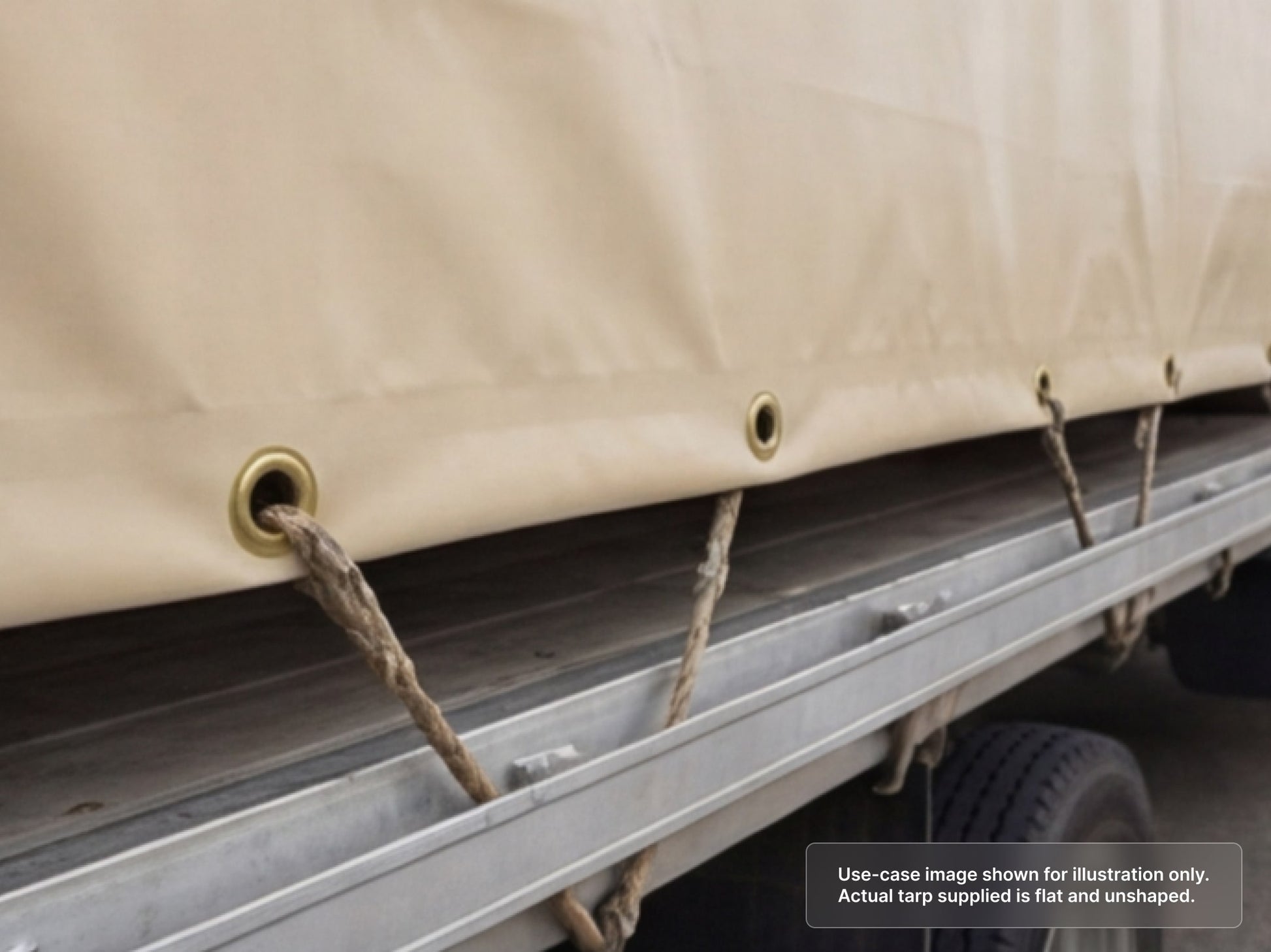 Custom Heavy Duty Vinyl Tarp with Grommets