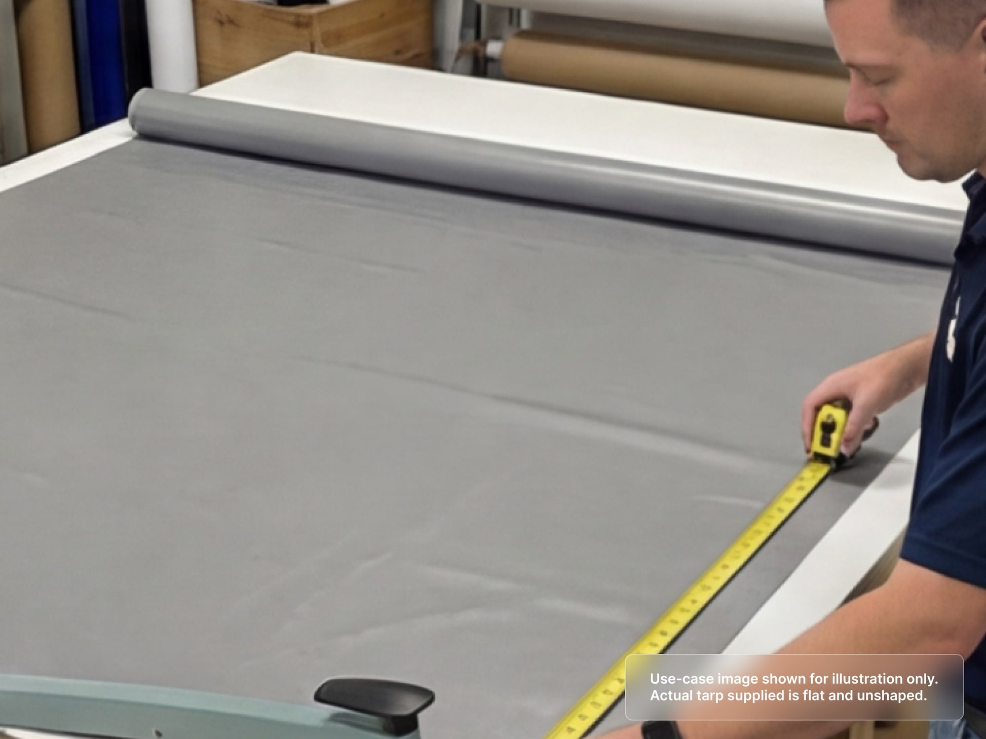 Custom Heavy Duty Vinyl Tarp with Made-to-Order