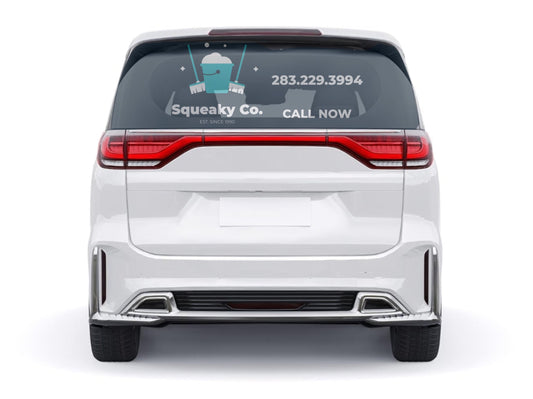Custom Perforated Vehicle Decals