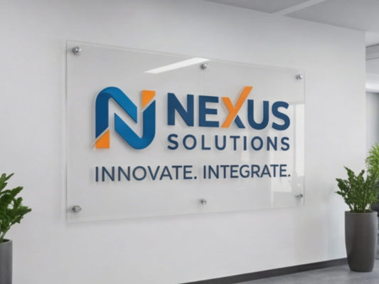 Custom Acrylic Signs for Business Logo Sign