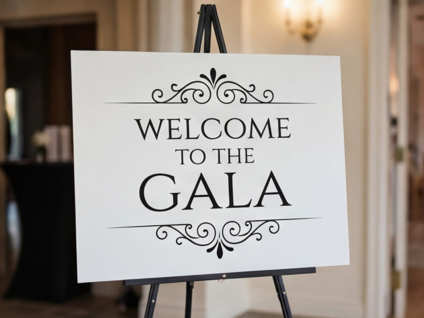 Custom Acrylic Signs for Event Planners