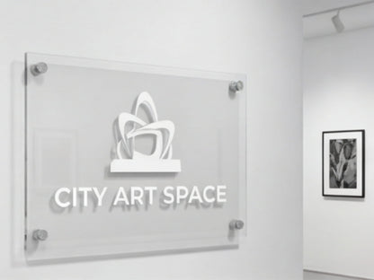 Custom Acrylic Signs for Gallery Wall