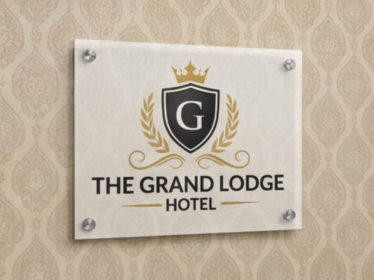 Custom Acrylic Signs for Hotels & Hospitality