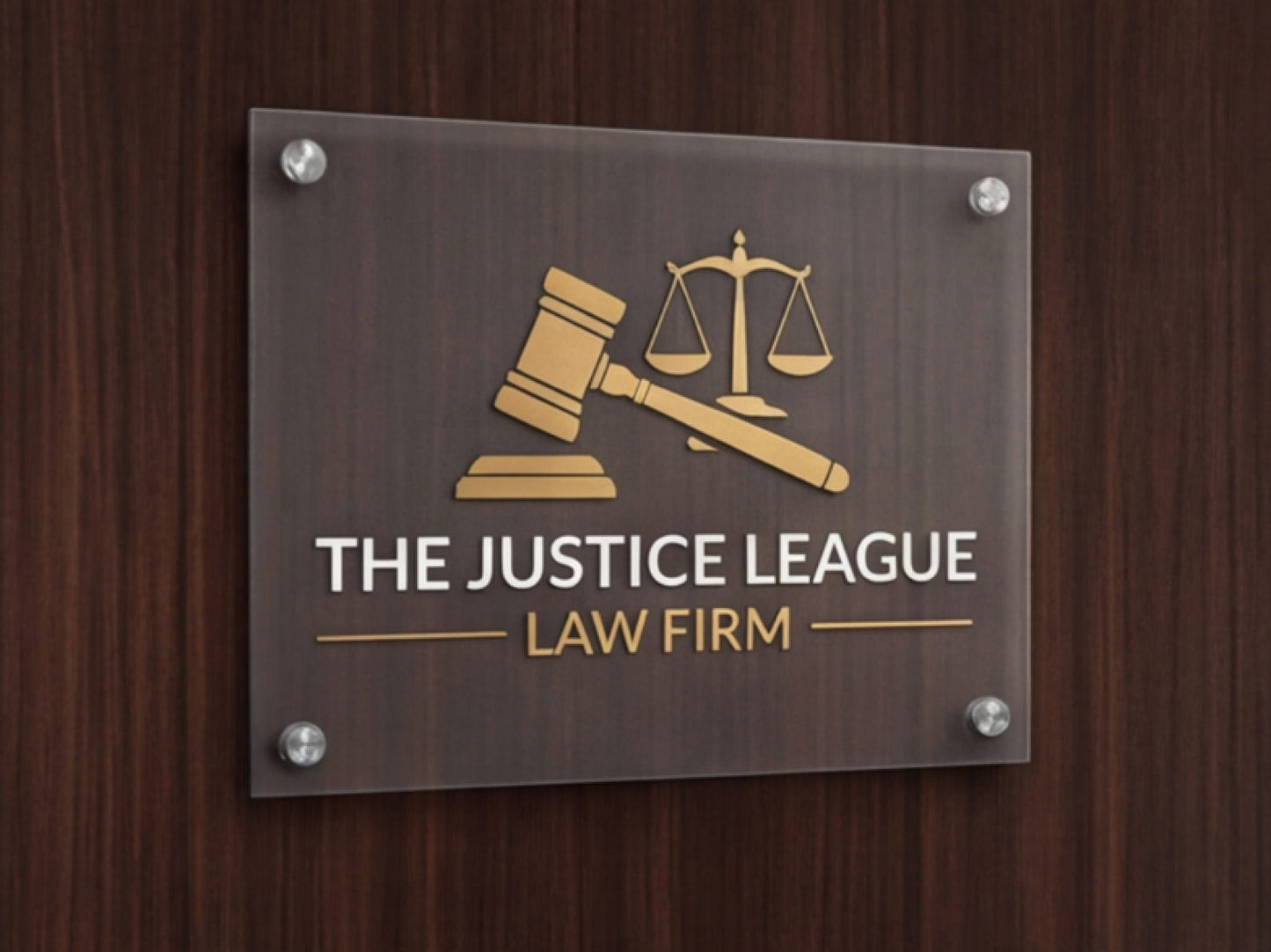 Custom Acrylic Signs for Law Firms