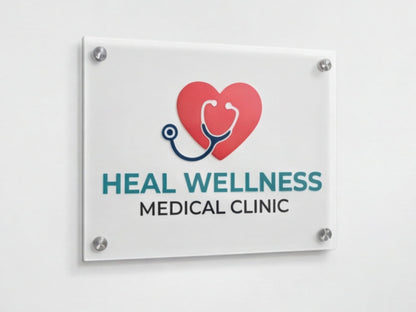 Custom Acrylic Signs for Medical Clinics