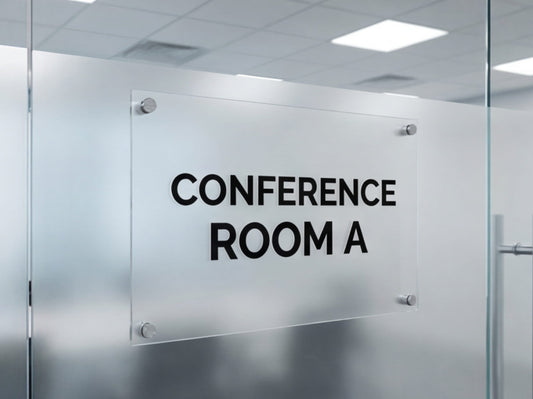 Custom Acrylic Signs for Office Managers