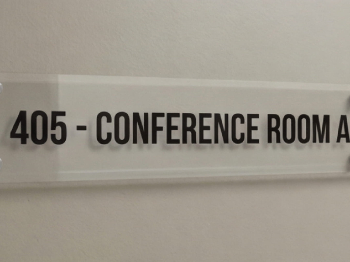 Custom Acrylic Signs for Room Number Sign