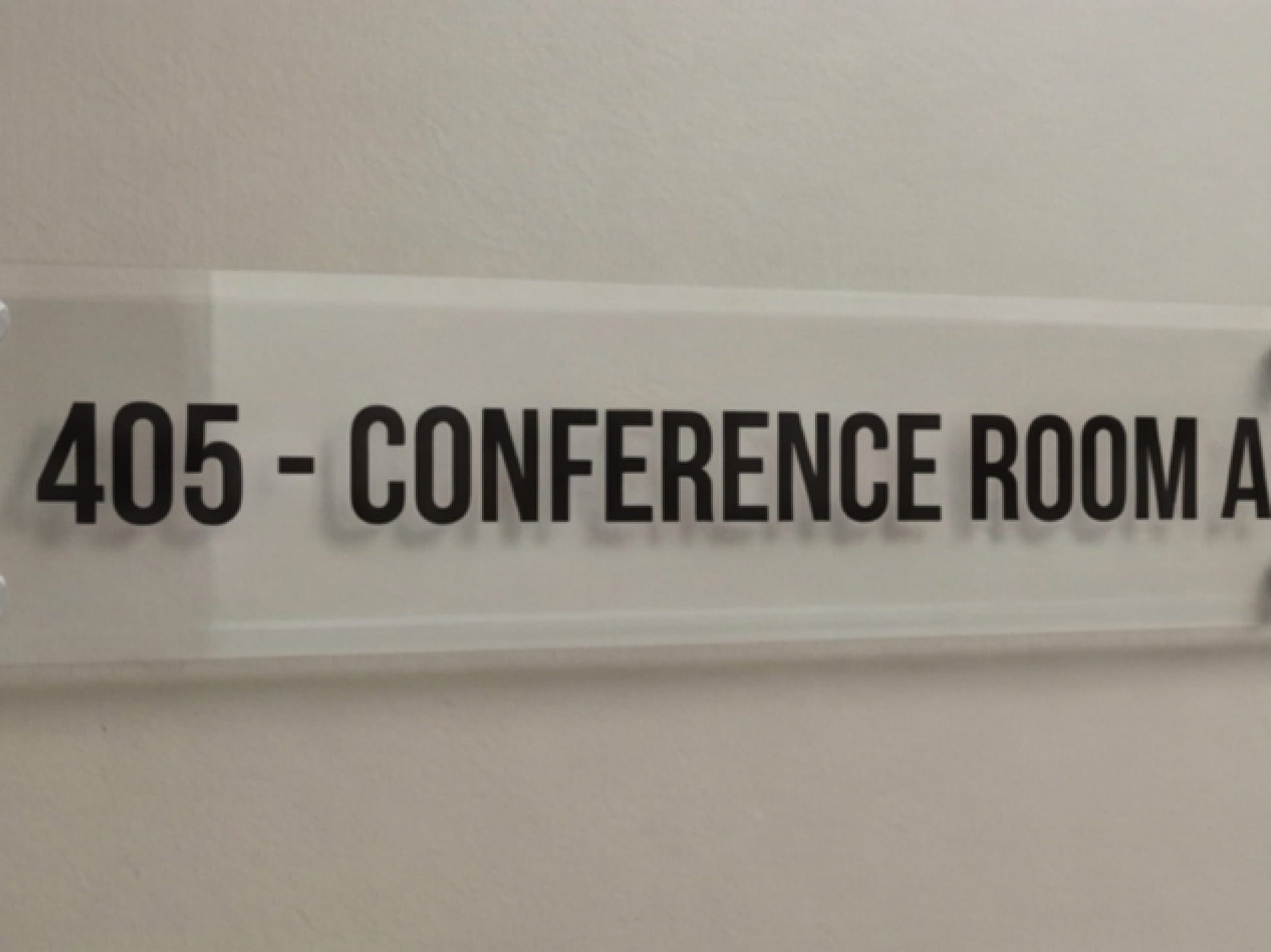 Custom Acrylic Signs for Room Number Sign