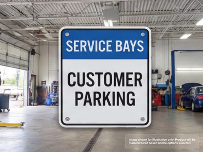 Custom Aluminum Signs for Automotive