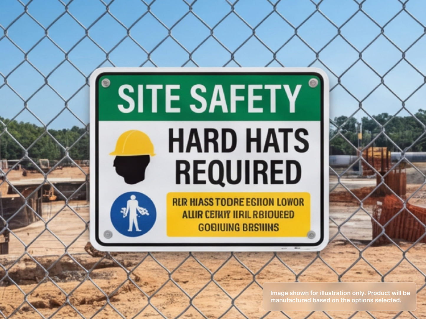 Custom Aluminum Signs for Construction and Job Sites