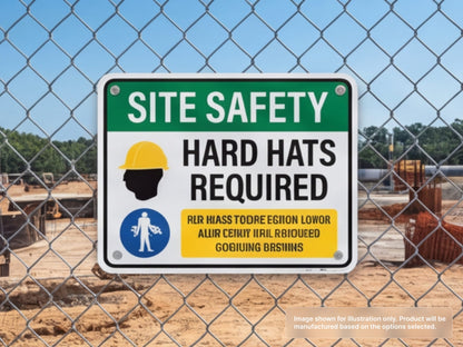 Custom Aluminum Signs for Construction and Job Sites