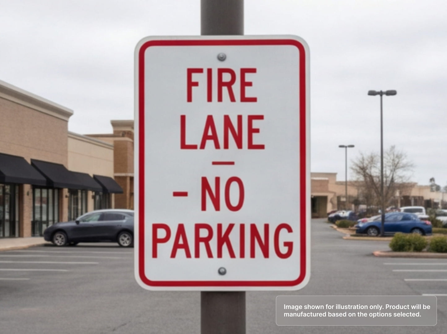 Custom Aluminum Signs for Fire Lane Signs