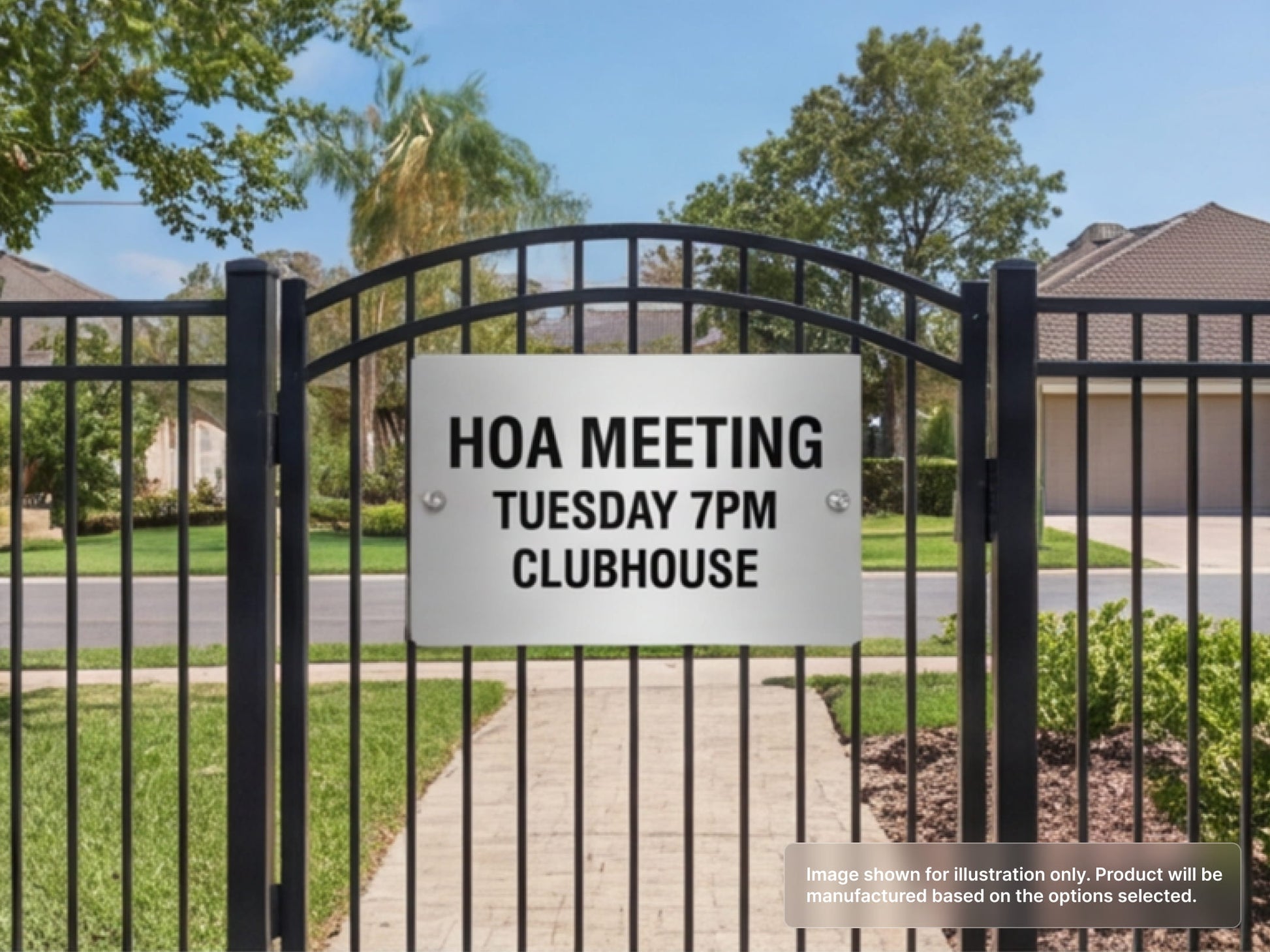 Custom Aluminum Signs for HOAs