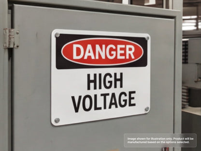 Custom Aluminum Signs for Industrial