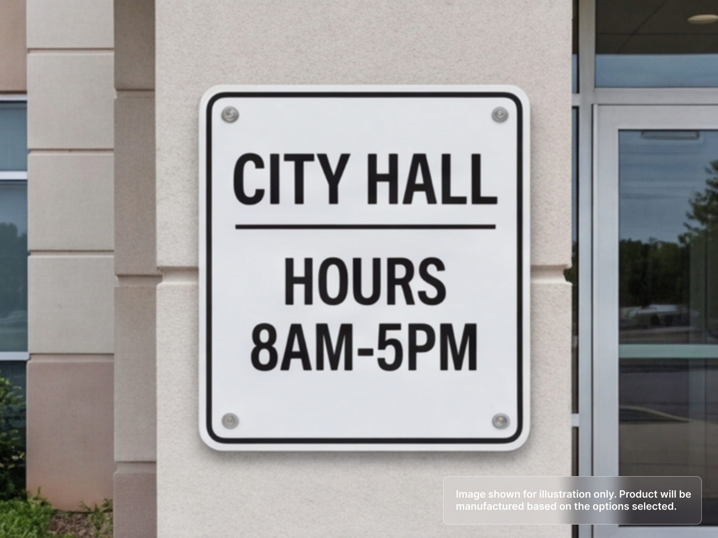 Custom Aluminum Signs for Municipalities Local Govt
