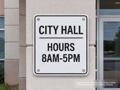 Custom Aluminum Signs for Municipalities Local Govt