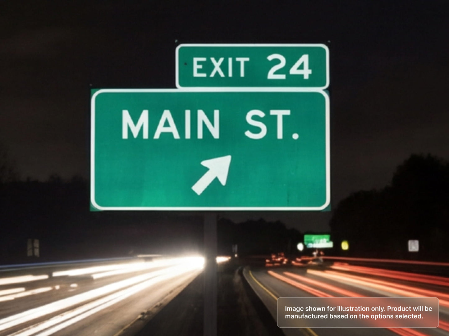 Custom Aluminum Signs for Reflective Engineer Grade