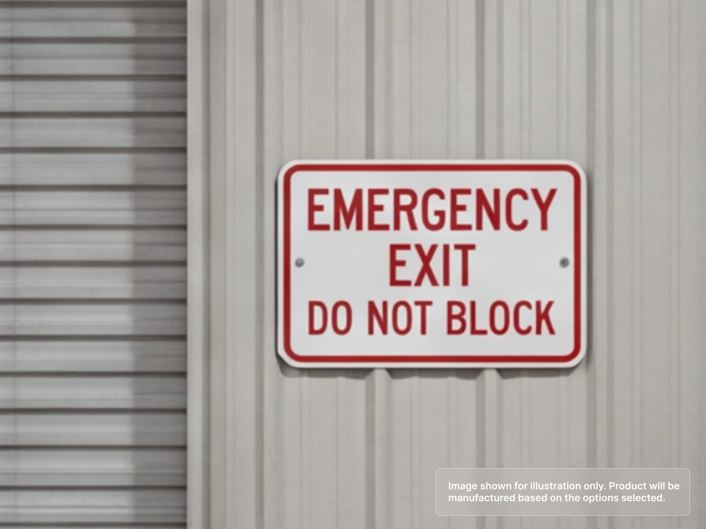 Custom Aluminum Signs for Warehouse Interior