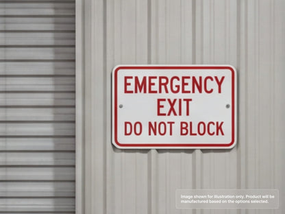 Custom Aluminum Signs for Warehouse Interior