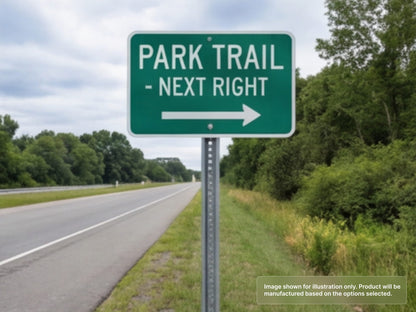Custom Aluminum Signs with Pole Mounting