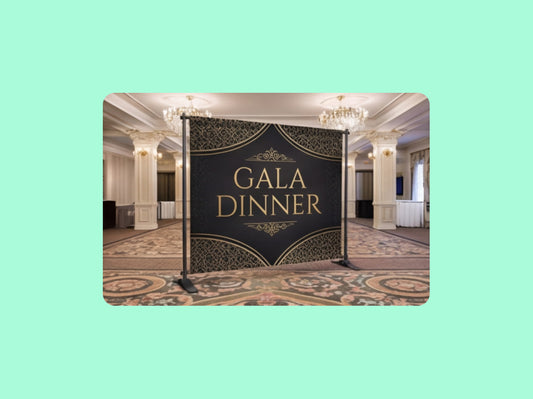 Custom Backdrop Stand for Ballroom