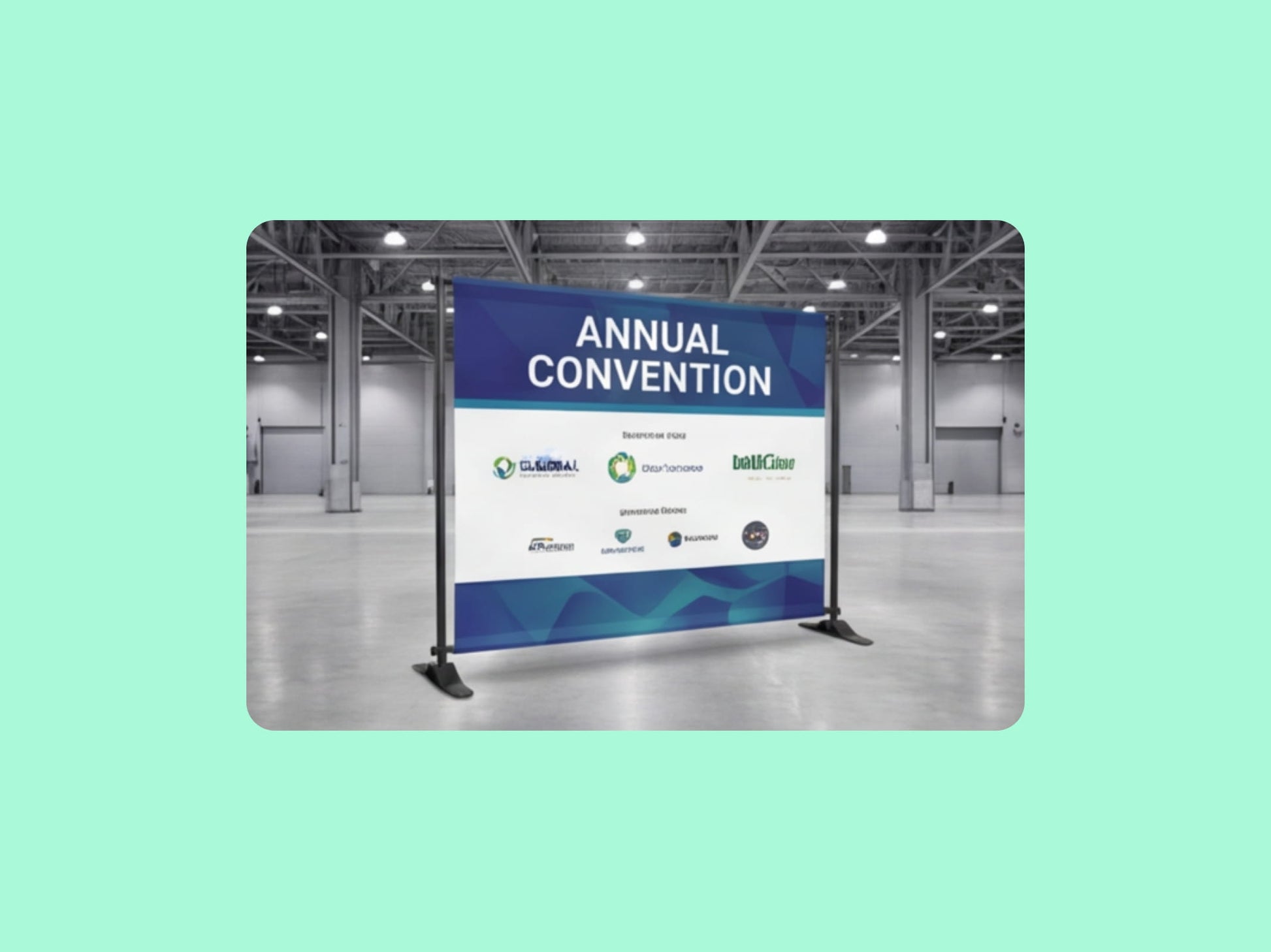 Custom Backdrop Stand for Convention Center