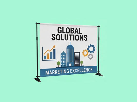Custom Backdrop Stand for Corporate Marketing