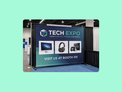 Custom Backdrop Stand for Exhibition Display