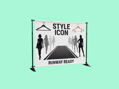 Custom Backdrop Stand for Fashion & Modeling
