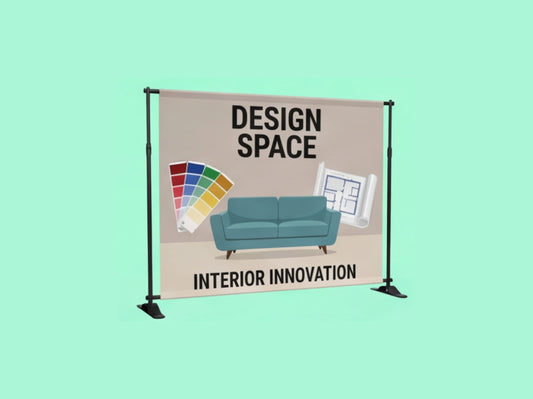Custom Backdrop Stand for Interior Design