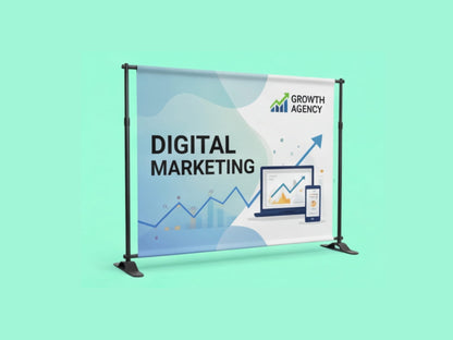 Custom Backdrop Stand for Marketing Agencies