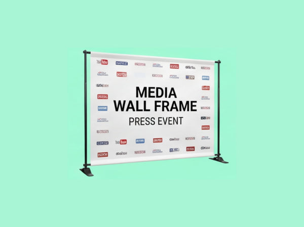 Custom Backdrop Stand for Media Wall Frame – PRINTDRILL