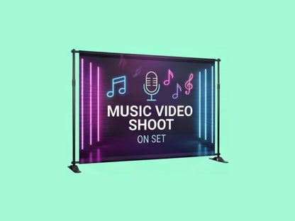 Custom Backdrop Stand for Music Video Shoots