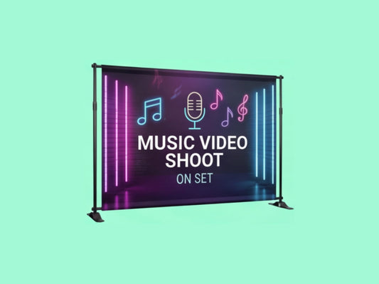 Custom Backdrop Stand for Music Video Shoots