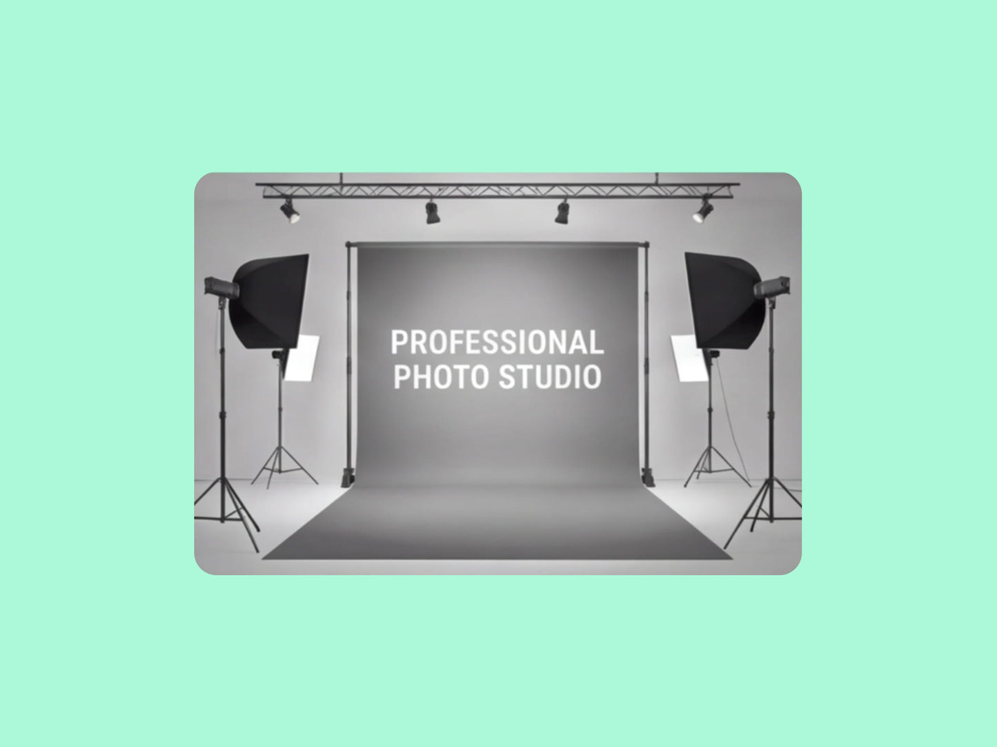 Custom Backdrop Stand for Photo Studio