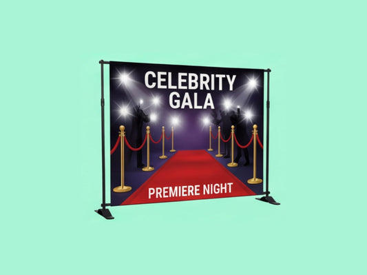 Custom Backdrop Stand for Red Carpet Events