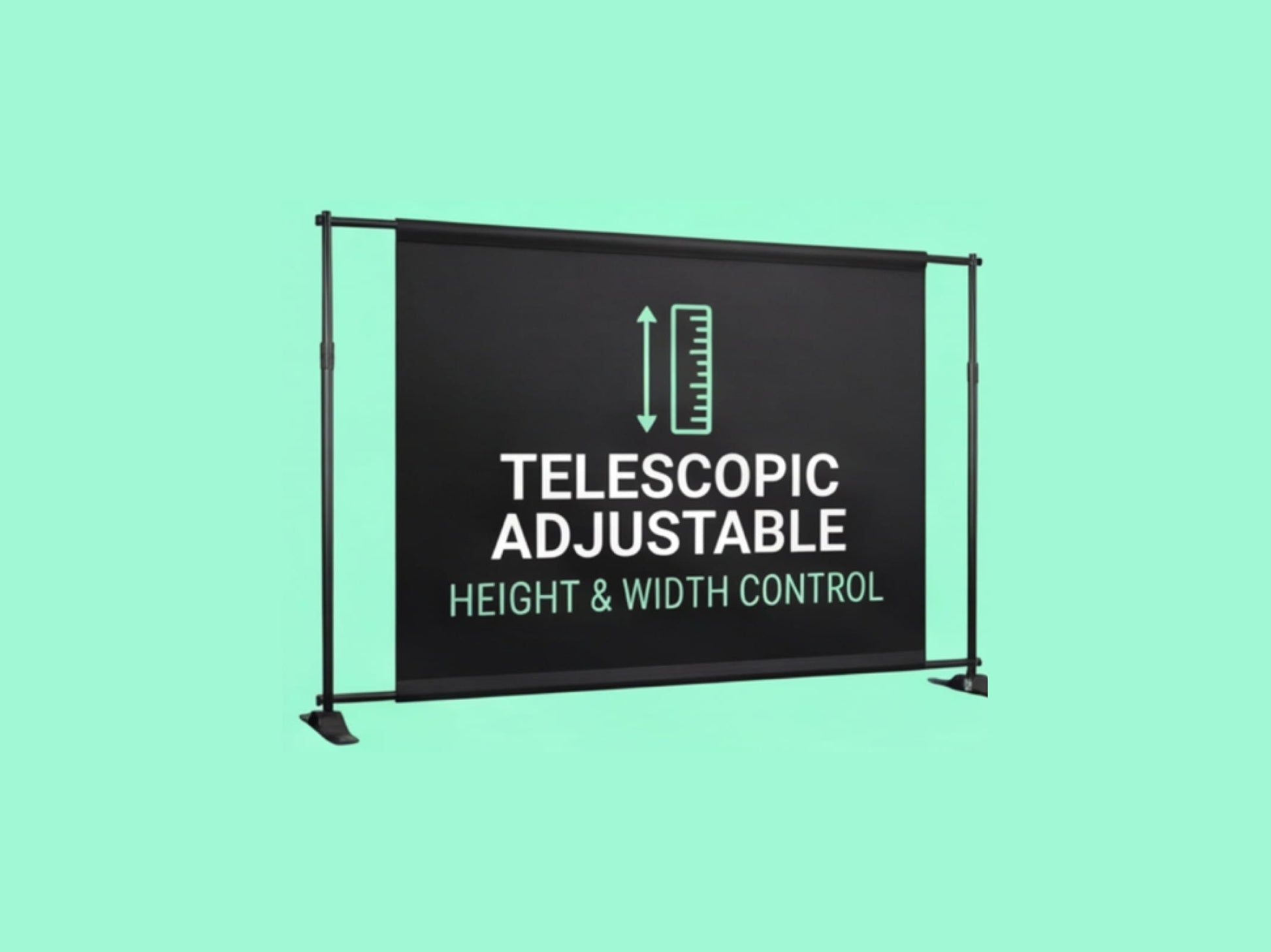 Custom Backdrop Stand for Telescopic Adjustable
