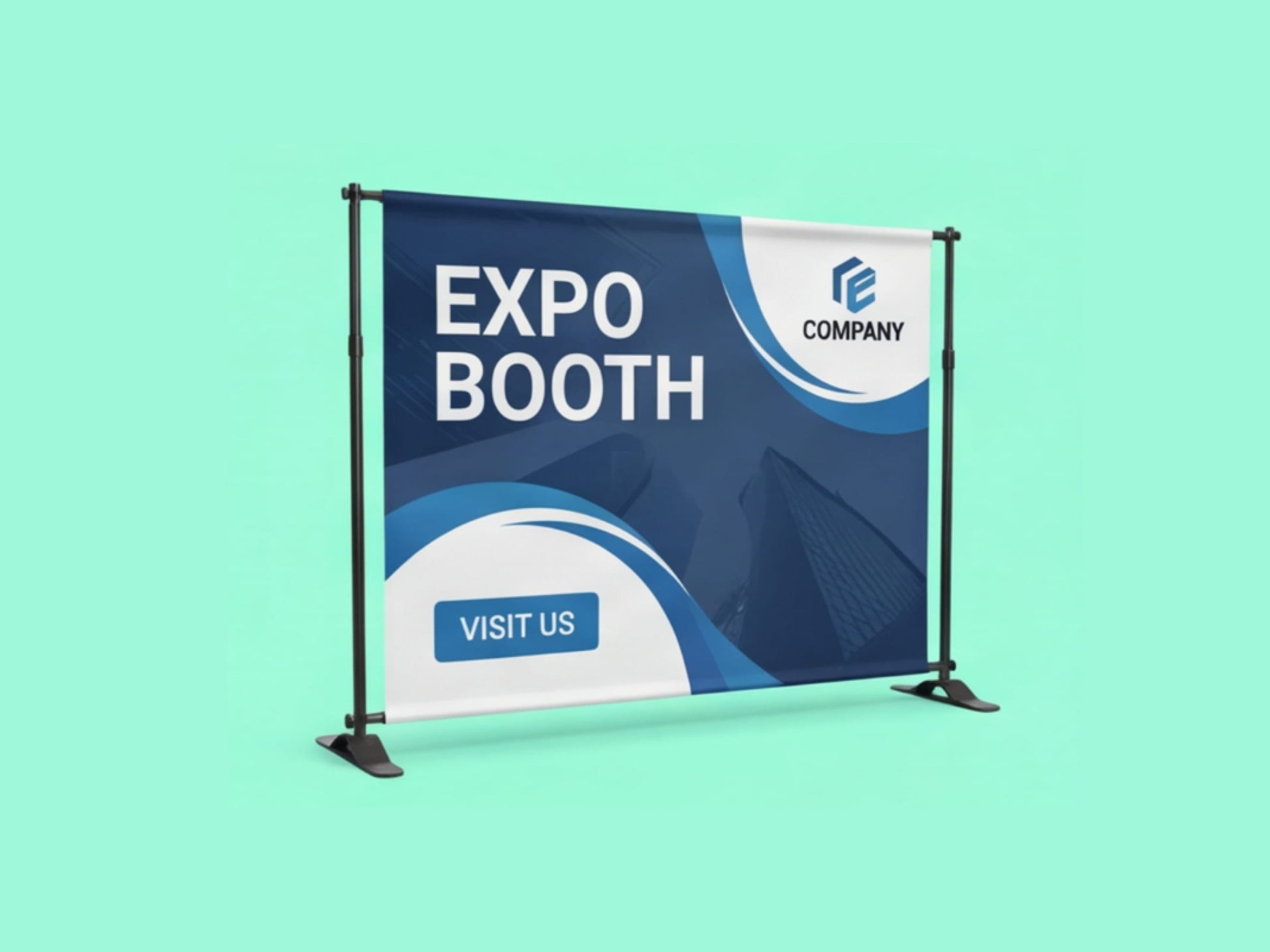 Custom Backdrop Stand for Trade Show Exhibitors