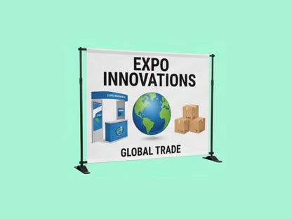Custom Backdrop Stand for Trade Shows
