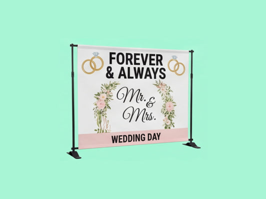 Custom Backdrop Stand for Weddings