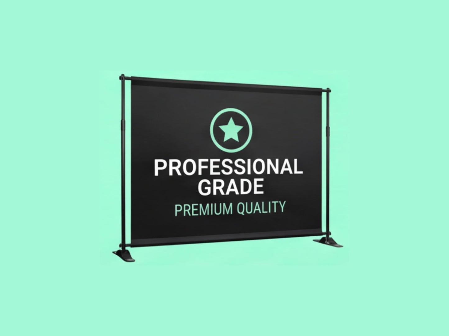 Custom Backdrop Stand of Professional Grade