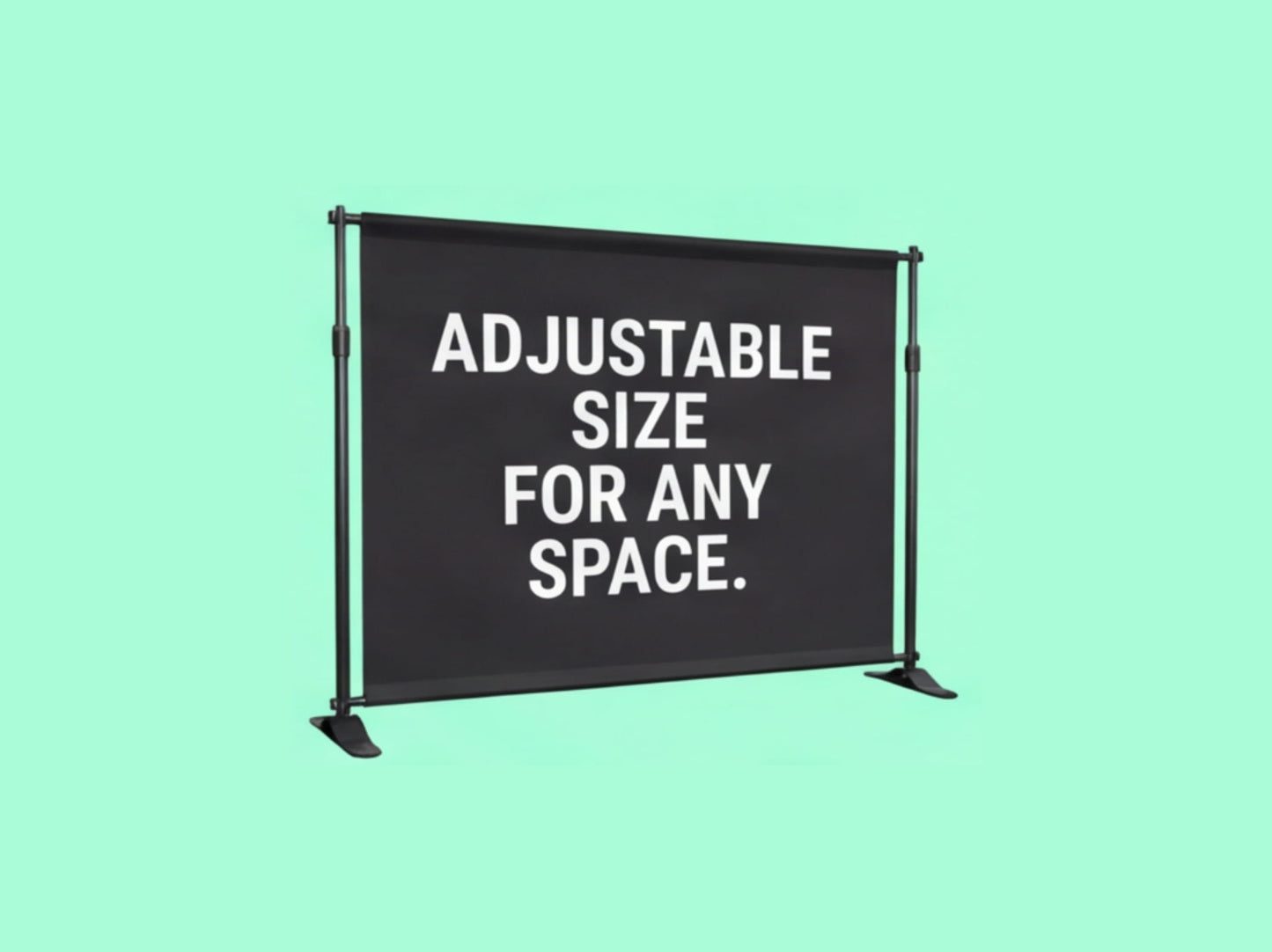Custom Backdrop Stand with Adjustable Height and Width