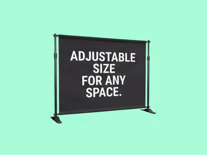 Custom Backdrop Stand with Adjustable Height and Width