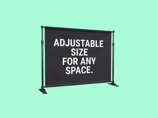 Custom Backdrop Stand with Adjustable Height and Width
