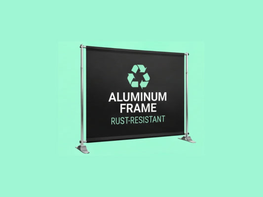 Custom Backdrop Stand with Aluminum Frame