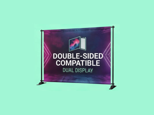 Custom Backdrop Stand with Double-Sided Compatible